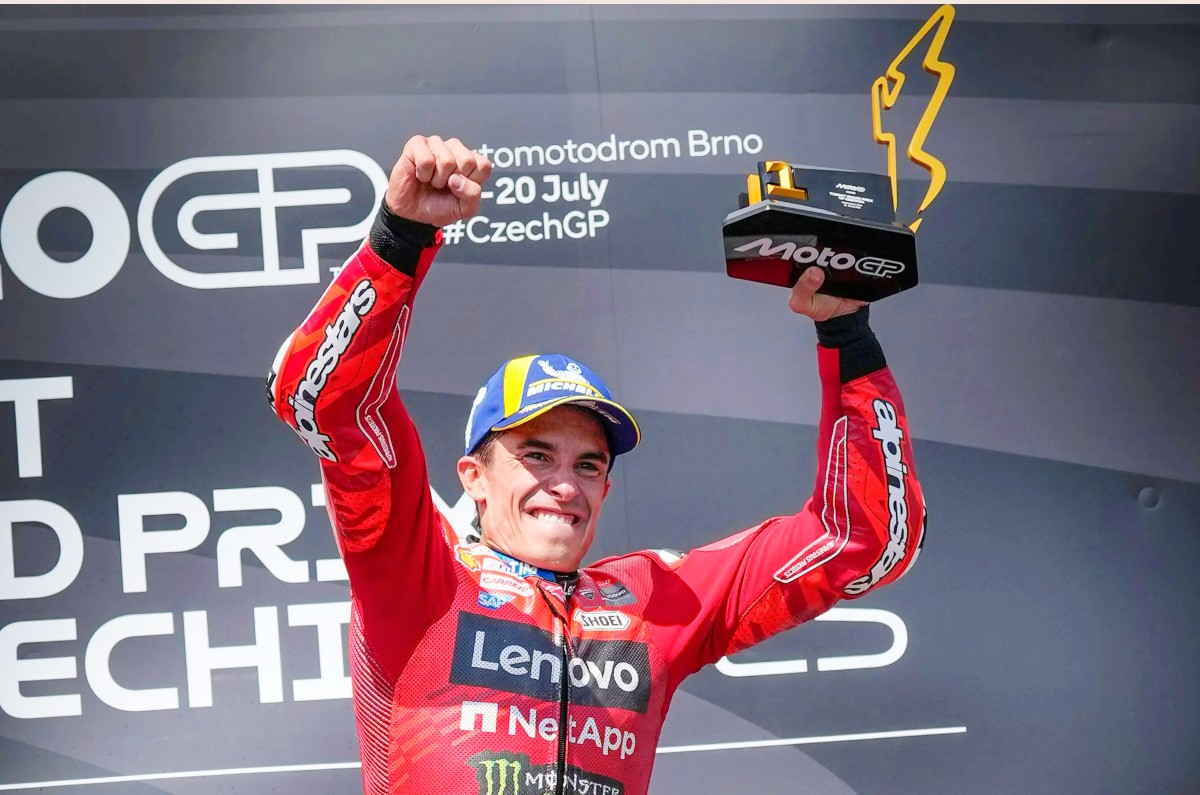 Marc Marquez wins 2025 Czech MotoGP race